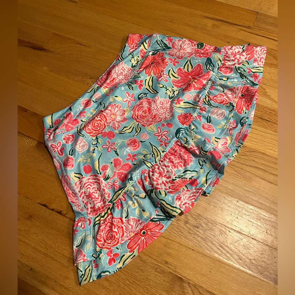 Floral High-Waisted Skort